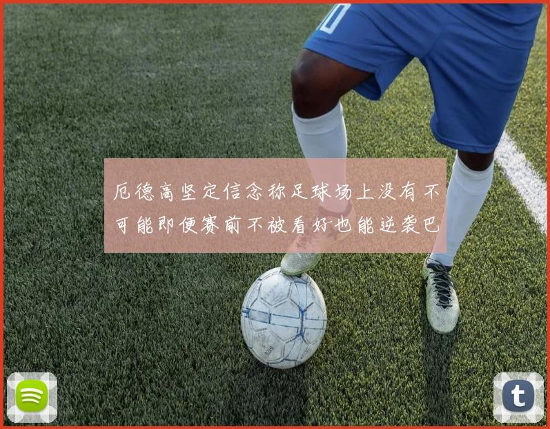 厄德高坚定信念称足球场上没有不可能即便赛前不被看好也能逆袭巴西