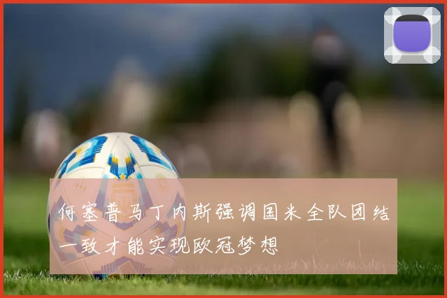 何塞普马丁内斯强调国米全队团结一致才能实现欧冠梦想